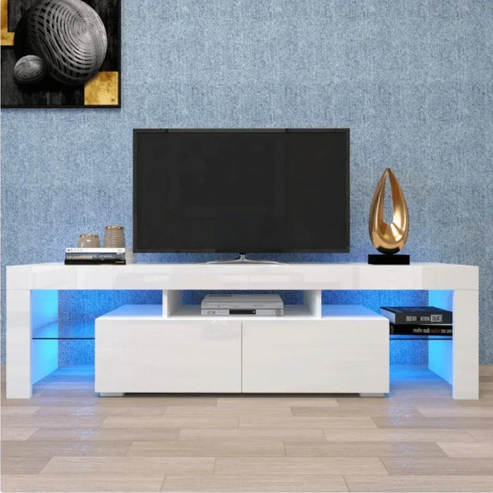 Meuble TV 200cm avec éclairage LED OTIS HomeDeco.ma
