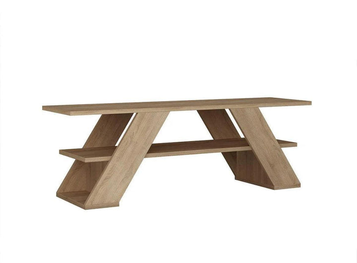 EVOR - Stand TV Moderne 120CM Chene - HomeDeco
