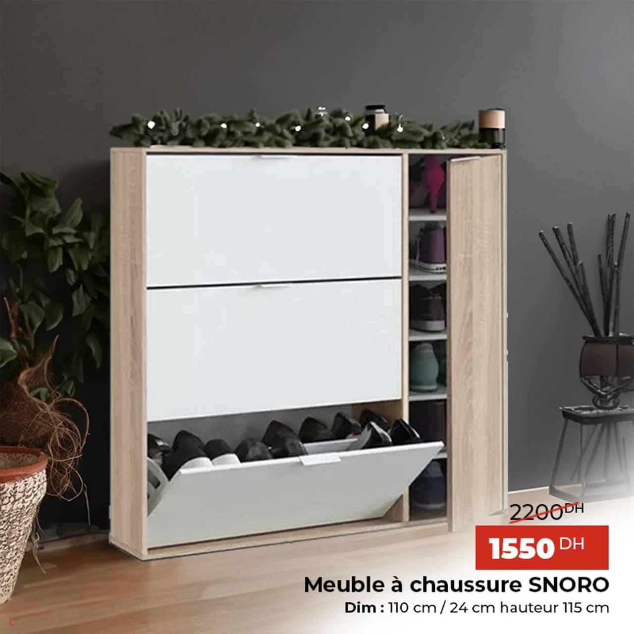 Meuble à chaussures Réf 988 HomeDeco.ma