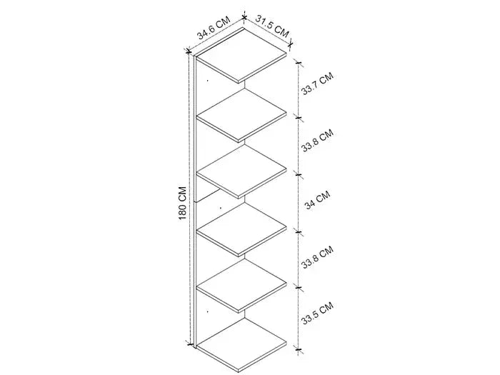Etagère et Bibliothèque suspendue WALL HomeDeco