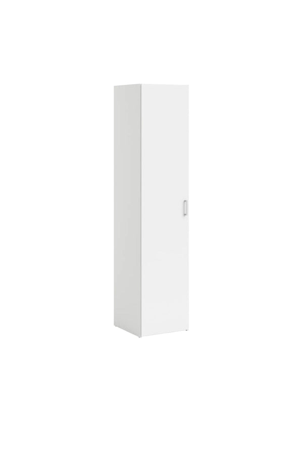 Armoire ANDRUP Blanc - 176 cm - avec 1 porte Blanc HomeDeco