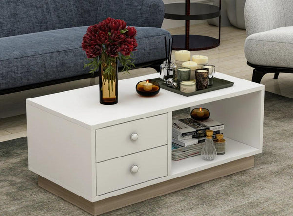 Table Basse MOSCO Blanche - HomeDeco