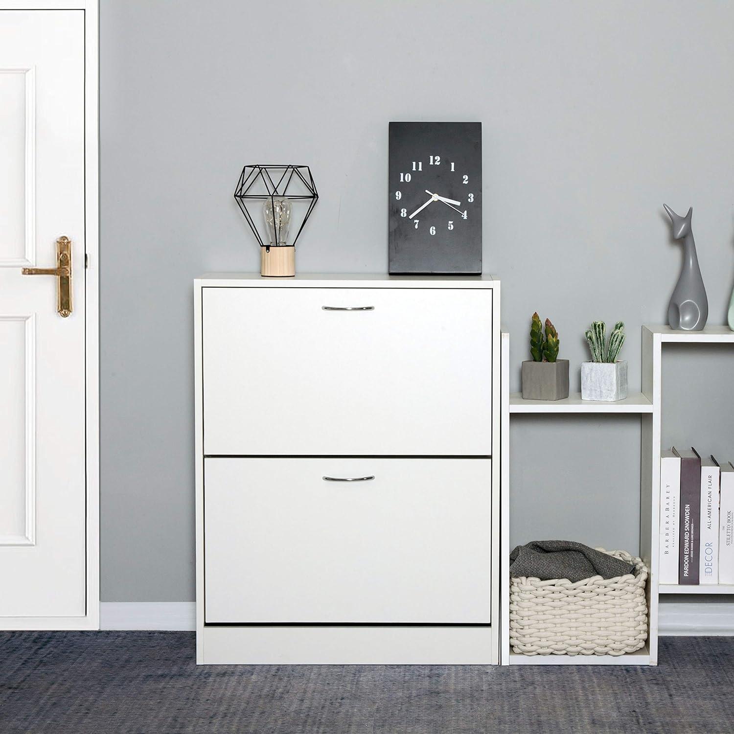 DIVAS- Meuble À Chaussures Blanc - HomeDeco
