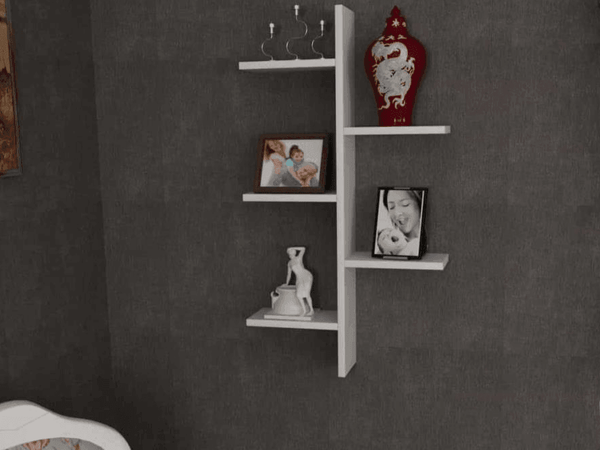 Étagères Murales ATLANTIC - Blanc - Décoration d'interieur - HomeDeco