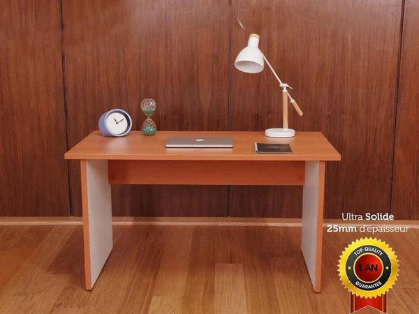 Bureau ROBINE - 120 cm - 25mm Ultra Solide Poirier Européen - HomeDeco