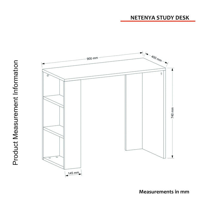 Bureau NETENYA 90 cm HomeDeco