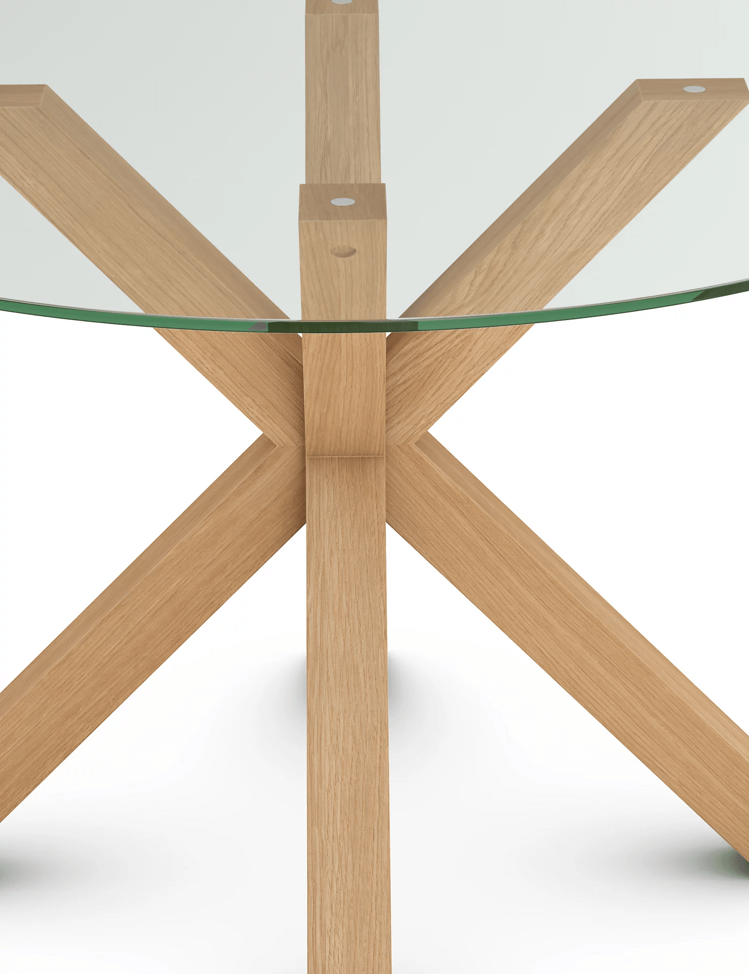 LUNA - Table à Manger Ronde Verte 120CM HomeDeco.ma