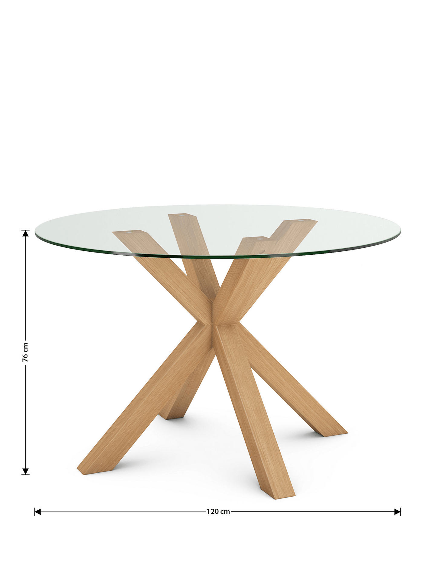 LUNA - Table à Manger Ronde Verte 120CM HomeDeco.ma