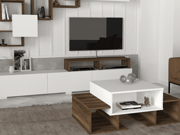 ELIT-RAFINA - Meuble TV et Table Basse -Salon et séjour - HomeDeco