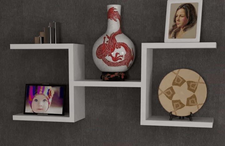 Étagère Murale NORM - Blanc - HomeDeco