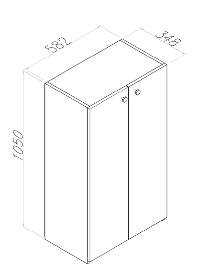 Armoire Land polyvalente avec 2 porte HomeDeco