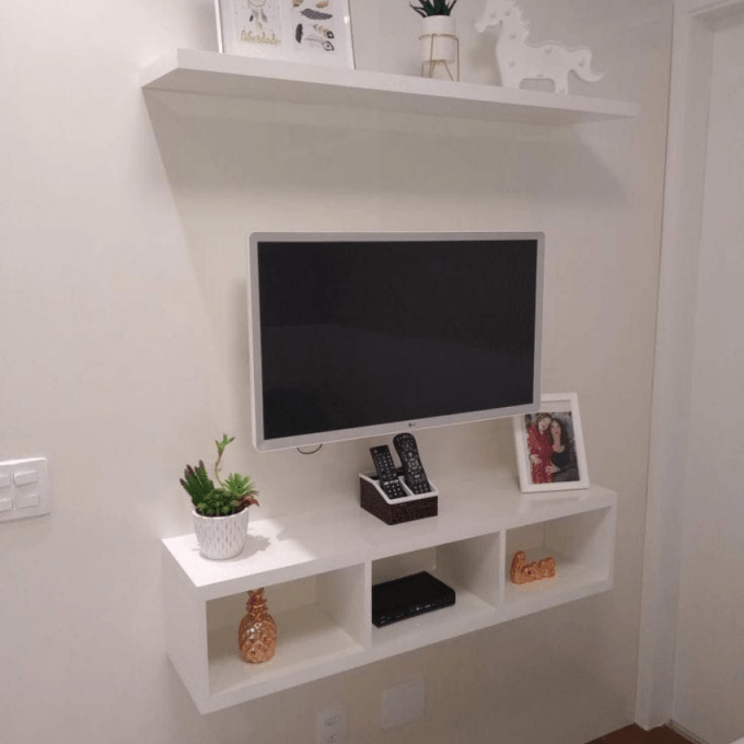 Meuble Tv 80 cm avec Etagère HomeDeco