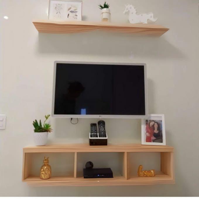 Meuble Tv 80 cm avec Etagère HomeDeco