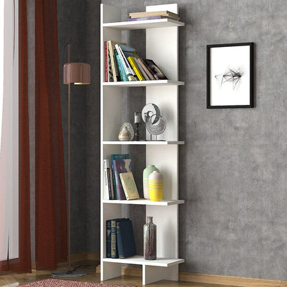 Bibliothèque PERLA -blanc- 170cm HomeDeco.ma