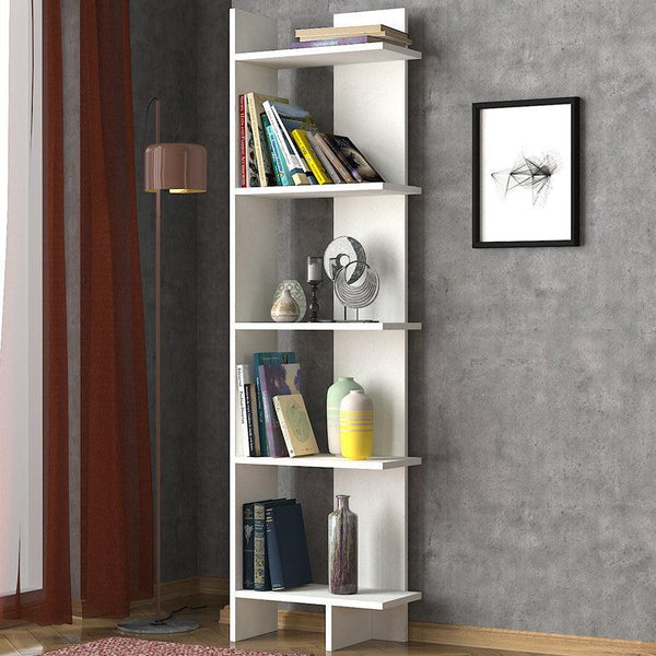 Bibliothèque PERLE -blanc- 170cm - HomeDeco