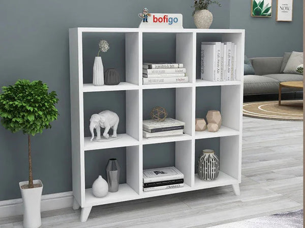 Console et bibliothèque CUBE HomeDeco