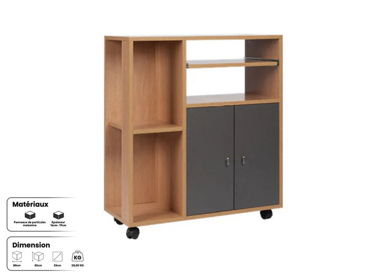 Meuble Multifonctions mobile ETNIC HomeDeco