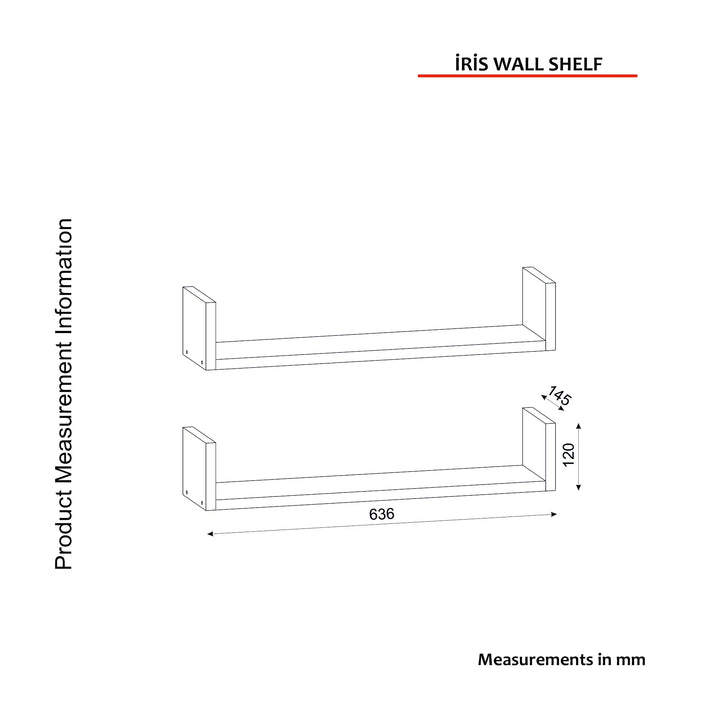 Etagère Iris - Blanc HomeDeco