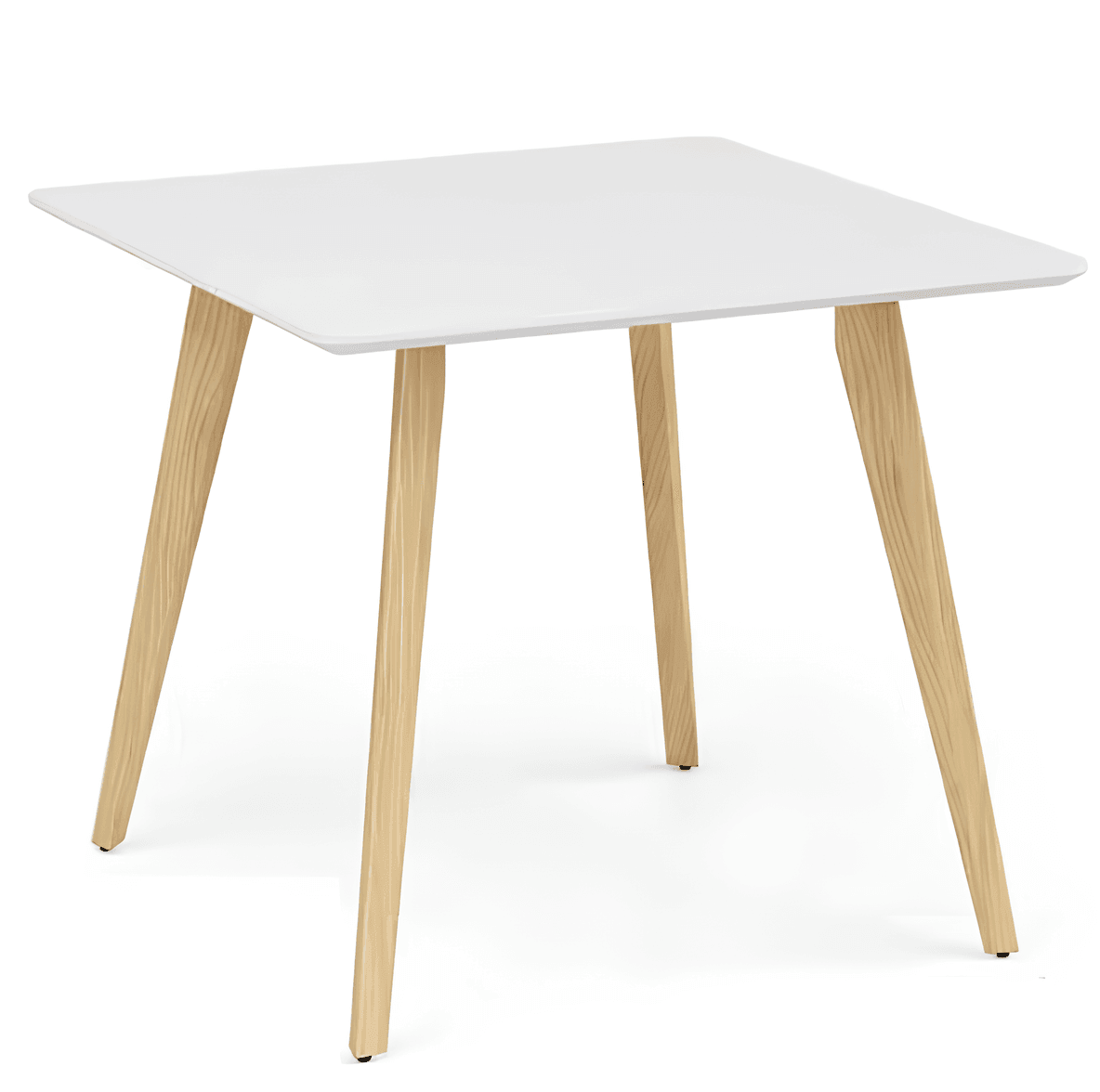 IPOTUIS Table salle a manger, carrée, blanc - HomeDeco