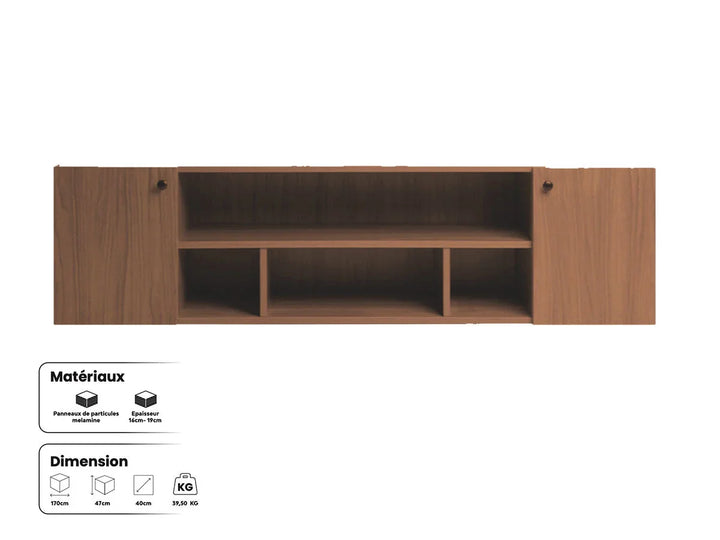 Meuble TV 170cm AZURE HomeDeco