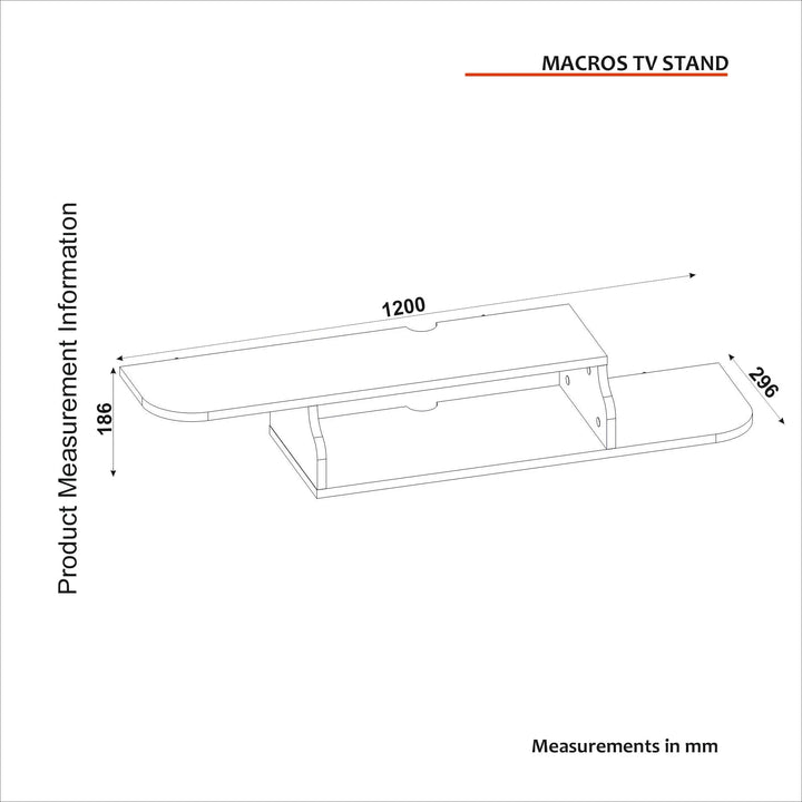 Meuble TV suspendu MACROS HomeDeco