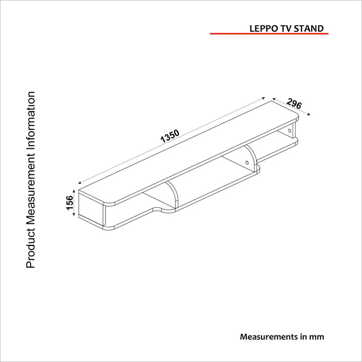 Meubles TV suspendu LEPPO HomeDeco
