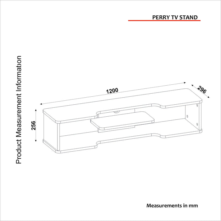 Meubles TV suspendu Perry HomeDeco