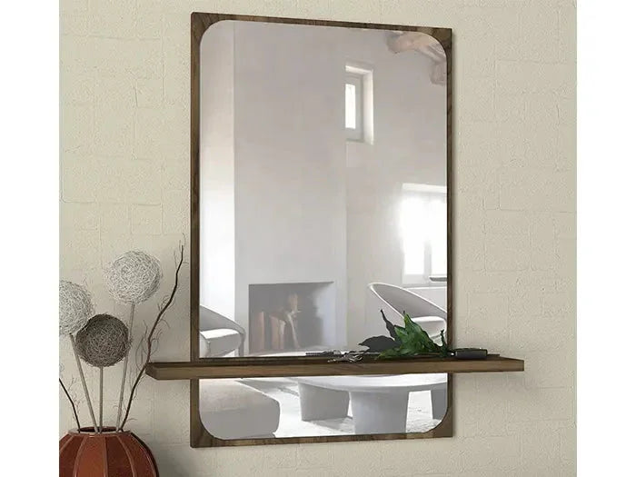 Miroir Ekol avec cadre en bois HomeDeco