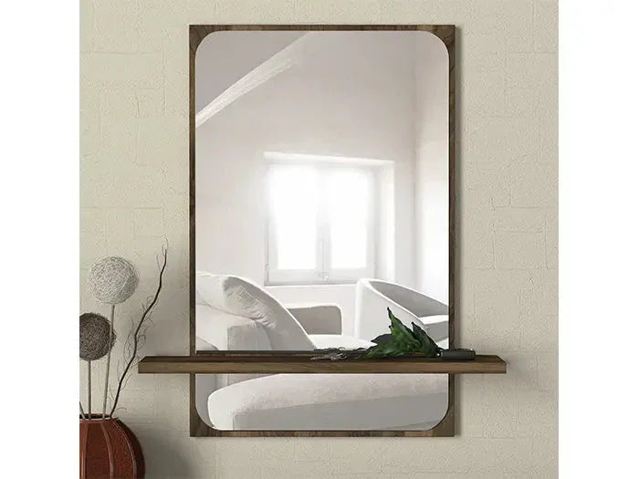 Miroir Ekol avec cadre en bois HomeDeco