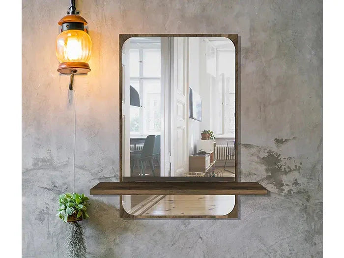 Miroir Ekol avec cadre en bois HomeDeco