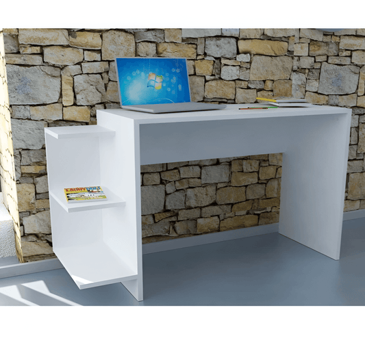 Bureau ADMIRAL 104 cm - Blanc HomeDeco.ma