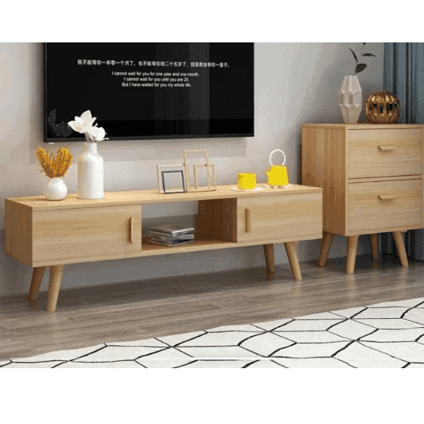 SCANDI, Meuble Tv, 160 Cm, Salon et séjour - HomeDeco