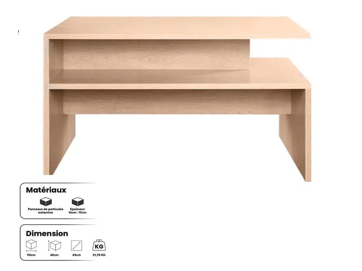 Table Basse 90cm FUSION HomeDeco