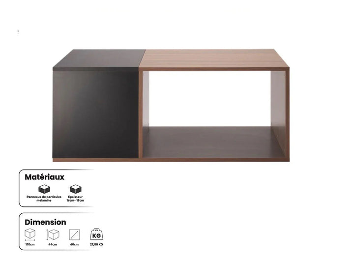 Table Basse 110 cm DUALIS HomeDeco