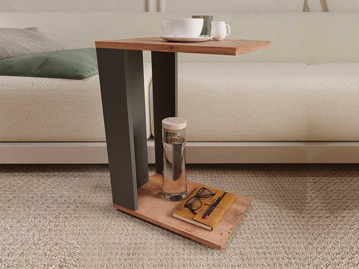 Ensemble Meuble TV+ Table basse + 2 tables d'appoint HomeDeco