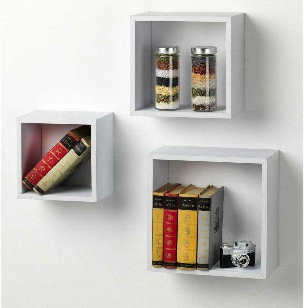 Cuby (Ensemble d'Étagères Murales Cubes 3pcs) HomeDeco.ma