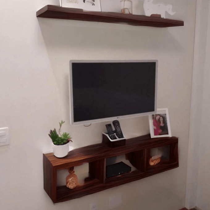 Meuble Tv 80 cm avec Etagère HomeDeco