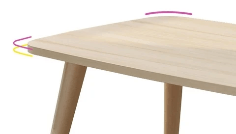 Tuis - Table Basse en bois (100x50x45)cm - HomeDeco